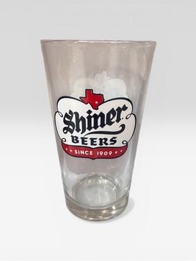 Shiner Premium Beer Pint Glass Texas Great Condition